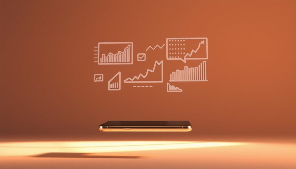 A sleek, silver smartphone hovers in the foreground, its futuristic folding design hinting at the promise of innovation. In the middle ground, a series of graphs and charts float, visualizing the complex interplay of consumer value, market trends, and technological hype. The background is a soft, gradient-infused void, evoking the analytical nature of the subject matter. Warm, directional lighting casts subtle shadows, lending depth and a sense of contemplation to the scene. The overall mood is one of thoughtful consideration, balancing the excitement of new technology with a clear-eyed assessment of its true worth to the end user. A sleek, silver smartphone hovers in the foreground, its futuristic folding design hinting at the promise of innovation. In the middle ground, a series of graphs and charts float, visualizing the complex interplay of consumer value, market trends, and technological hype. The background is a soft, gradient-infused void, evoking the analytical nature of the subject matter. Warm, directional lighting casts subtle shadows, lending depth and a sense of contemplation to the scene. The overall mood is one of thoughtful consideration, balancing the excitement of new technology with a clear-eyed assessment of its true worth to the end user.